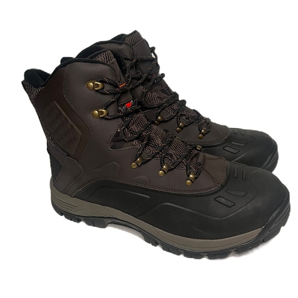 thumbnail image 2 of MORENDL Men's Insulated Waterproof Snow Boots - Winter Hiking Boots, Non-Slip, Rated To -30°C 2 of 12